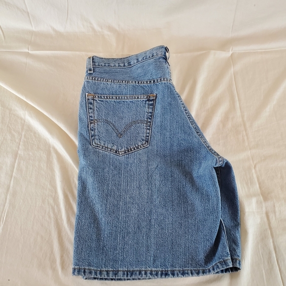 Mens 550 Levi Jean Shorts Size 36 - Picture 4 of 5